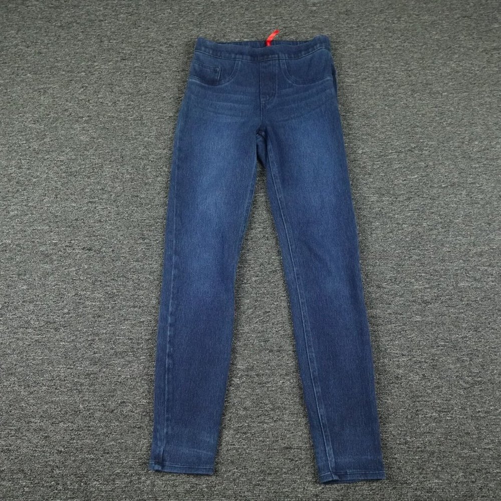 Spanx Jeggings Womens Extra Small Blue Denim Ready To Wow‎ Running Casual Ladies